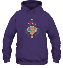 NBA New York Knicks Logo merry Christmas gilf Hooded Sweatshirt Hooded Sweatshirt - FordPhuMy