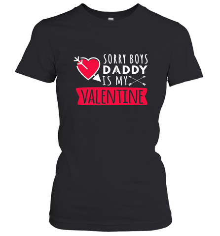 Kids Funny Valentine's Day Present For Your Little Girl, Daughter Women's T-Shirt