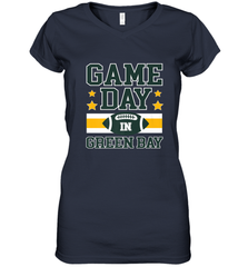NFL Green Bay WI. Game Day Football Home Team Women's V-Neck T-Shirt Women's V-Neck T-Shirt - FordPhuMy