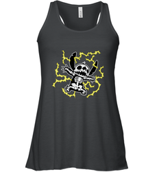 Disney Stitch Skeleton Halloween Women's Racerback Tank