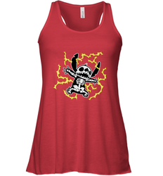 Disney Stitch Skeleton Halloween Women's Racerback Tank
