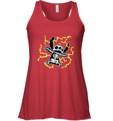 Disney Stitch Skeleton Halloween Women's Racerback Tank Women's Racerback Tank - FordPhuMy