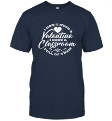 Valentine's Day Teacher School classroom Art Heart Lover Men's T-Shirt