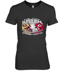 NFL Super bowl San Francisco 49ers vs. Kansas City Chiefs Women's Premium T-Shirt Women's Premium T-Shirt - FordPhuMy