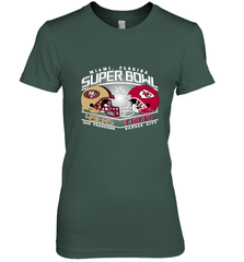 NFL Super bowl San Francisco 49ers vs. Kansas City Chiefs Women's Premium T-Shirt Women's Premium T-Shirt - FordPhuMy