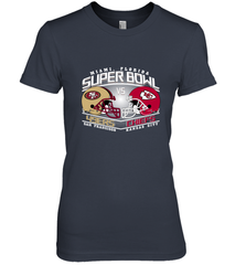 NFL Super bowl San Francisco 49ers vs. Kansas City Chiefs Women's Premium T-Shirt Women's Premium T-Shirt - FordPhuMy
