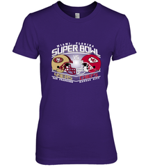 NFL Super bowl San Francisco 49ers vs. Kansas City Chiefs Women's Premium T-Shirt Women's Premium T-Shirt - FordPhuMy