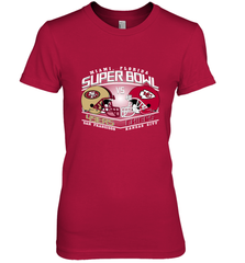NFL Super bowl San Francisco 49ers vs. Kansas City Chiefs Women's Premium T-Shirt Women's Premium T-Shirt - FordPhuMy