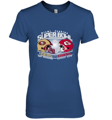 NFL Super bowl San Francisco 49ers vs. Kansas City Chiefs Women's Premium T-Shirt Women's Premium T-Shirt - FordPhuMy