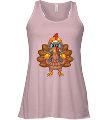 Cool Turkey Football Feathers Funny Thanksgiving Sports Gift Women's Racerback Tank Women's Racerback Tank - FordPhuMy