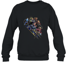Marvel Avengers Endgame Action Pose Logo Crewneck Sweatshirt