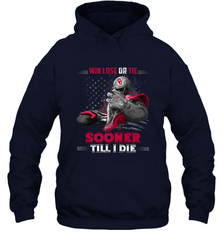 Oklahoma Sooners Win Lose Or Tie Hooded Sweatshirt Hooded Sweatshirt - FordPhuMy