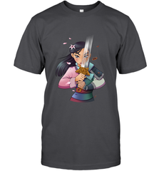Disney Mulan Anime Half Girl Half Warrior Men's T-Shirt Men's T-Shirt - FordPhuMy