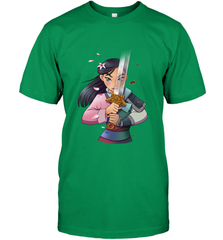 Disney Mulan Anime Half Girl Half Warrior Men's T-Shirt Men's T-Shirt - FordPhuMy