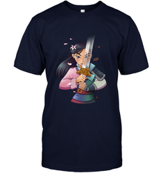 Disney Mulan Anime Half Girl Half Warrior Men's T-Shirt