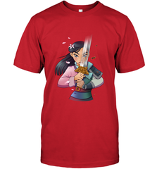 Disney Mulan Anime Half Girl Half Warrior Men's T-Shirt Men's T-Shirt - FordPhuMy