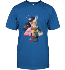 Disney Mulan Anime Half Girl Half Warrior Men's T-Shirt Men's T-Shirt - FordPhuMy