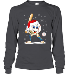 Christmas Baseball Santa Xmas Gift Lover Long Sleeve T-Shirt Long Sleeve T-Shirt - FordPhuMy