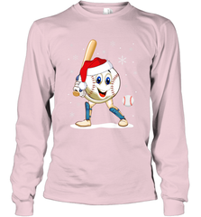 Christmas Baseball Santa Xmas Gift Lover Long Sleeve T-Shirt Long Sleeve T-Shirt - FordPhuMy