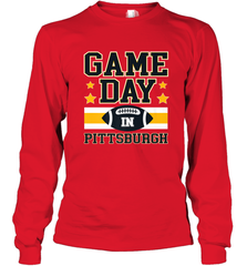 NFL Pittsburgh PA. Game Day Football Home Team Long Sleeve T-Shirt Long Sleeve T-Shirt - FordPhuMy