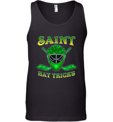 Saint Hat Tricks Ice Hockey Funny St Patricks Day Gift Men's Tank Top