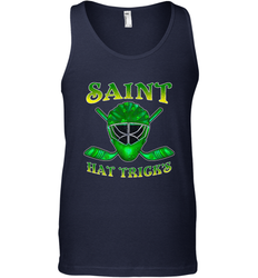 Saint Hat Tricks Ice Hockey Funny St Patricks Day Gift Men's Tank Top