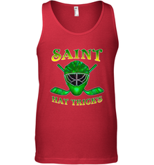 Saint Hat Tricks Ice Hockey Funny St Patricks Day Gift Men's Tank Top Men's Tank Top - FordPhuMy