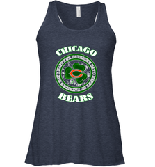 NFL Chicagi Bears Logo Happy St Patrick's Day Women's Racerback Tank Women's Racerback Tank - FordPhuMy