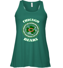 NFL Chicagi Bears Logo Happy St Patrick's Day Women's Racerback Tank Women's Racerback Tank - FordPhuMy