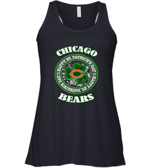 NFL Chicagi Bears Logo Happy St Patrick's Day Women's Racerback Tank Women's Racerback Tank - FordPhuMy