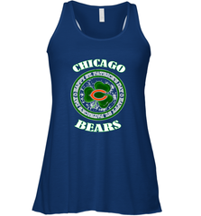 NFL Chicagi Bears Logo Happy St Patrick's Day Women's Racerback Tank Women's Racerback Tank - FordPhuMy