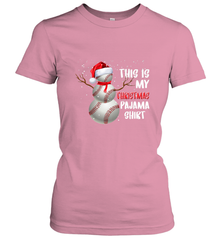 Baseball Snowman Christmas This is my Christmas Pajama Women's T-Shirt Women's T-Shirt - FordPhuMy