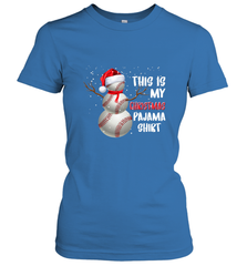 Baseball Snowman Christmas This is my Christmas Pajama Women's T-Shirt Women's T-Shirt - FordPhuMy