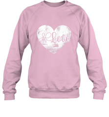 Love Valentines Day Heart Vintage Gift For Men Women Crewneck Sweatshirt Crewneck Sweatshirt - FordPhuMy