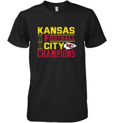 Kansas City Football Champions Vintage KC Distressed Gift Men's Premium T-Shirt