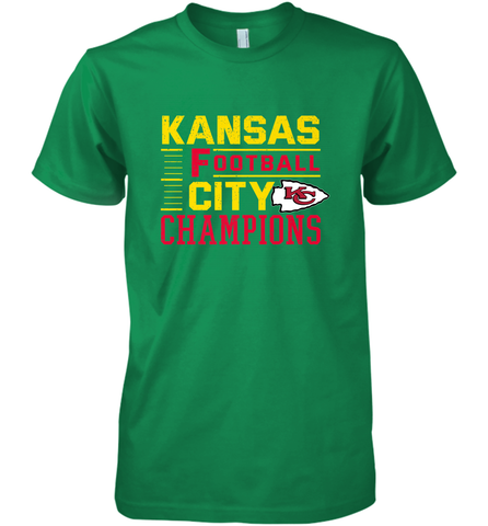 Kansas City Football Champions Vintage KC Distressed Gift Men's Premium T-Shirt