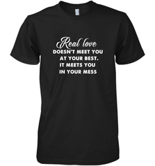 Real love funny quotes for valentine Men's Premium T-Shirt Men's Premium T-Shirt - FordPhuMy