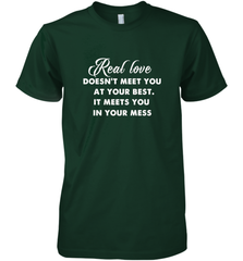 Real love funny quotes for valentine Men's Premium T-Shirt Men's Premium T-Shirt - FordPhuMy