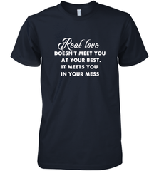 Real love funny quotes for valentine Men's Premium T-Shirt Men's Premium T-Shirt - FordPhuMy