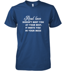 Real love funny quotes for valentine Men's Premium T-Shirt Men's Premium T-Shirt - FordPhuMy
