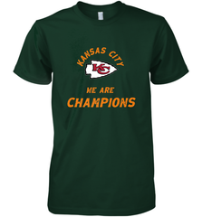 KC Kansas City Tribal Arrowhead we are Champions Men's Premium T-Shirt Men's Premium T-Shirt - FordPhuMy