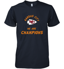 KC Kansas City Tribal Arrowhead we are Champions Men's Premium T-Shirt Men's Premium T-Shirt - FordPhuMy