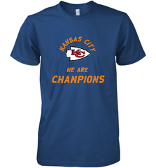 KC Kansas City Tribal Arrowhead we are Champions Men's Premium T-Shirt Men's Premium T-Shirt - FordPhuMy