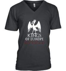 Kings of Europe Never Give Up 2019 Liverpool Men's V-Neck Men's V-Neck - FordPhuMy