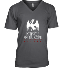 Kings of Europe Never Give Up 2019 Liverpool Men's V-Neck Men's V-Neck - FordPhuMy