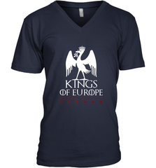 Kings of Europe Never Give Up 2019 Liverpool Men's V-Neck Men's V-Neck - FordPhuMy