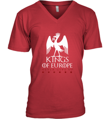 Kings of Europe Never Give Up 2019 Liverpool Men's V-Neck Men's V-Neck - FordPhuMy