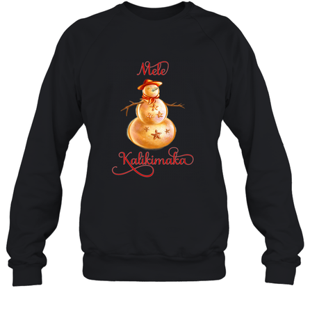 Mele Kalikimaka Hawaiian Christmas Crewneck Sweatshirt Crewneck Sweatshirt / Black / S Crewneck Sweatshirt - FordPhuMy