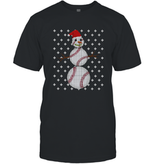 UGLY CHRISTMAS Baseball Snowman Holiday Santa Funny Men Gift Men's T-Shirt Men's T-Shirt - FordPhuMy