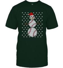 UGLY CHRISTMAS Baseball Snowman Holiday Santa Funny Men Gift Men's T-Shirt Men's T-Shirt - FordPhuMy